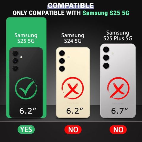Casotec Back Cover for Samsung Galaxy S25 5G (White, Magnetic Case, Polycarbonate, Pack of: 1) - Image 4