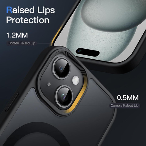 FIEUSCHE Back Cover for Apple iPhone 14 Plus Case Cover