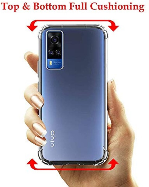 SUCH Back Cover for Back Cover for Y51-Vivo V2030 (Transparent