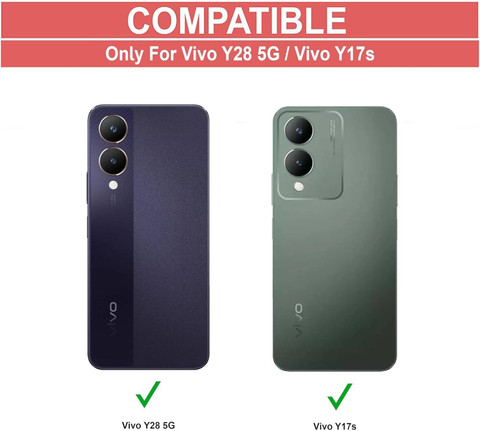 スマホアクセサリー vivi AIBEX Flip Cover for Vivo Y28 5G / Vivo Y17s 4G| Premium