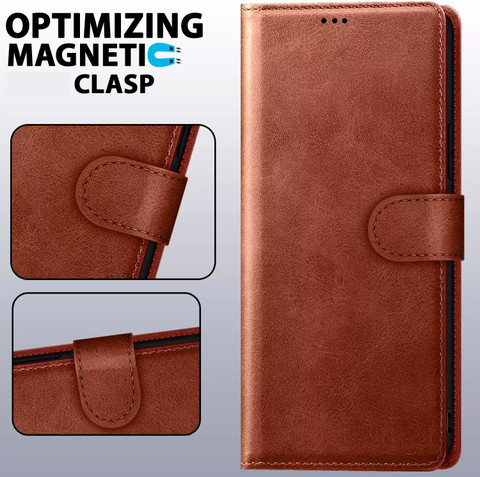 Xester Flip Cover for OPPO F1S |Vegan PU Leather |Foldable Stand