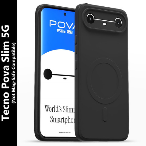 ADI Creations Back Cover for Tecno Pova Slim 5G Mag-Safe Logo (Not