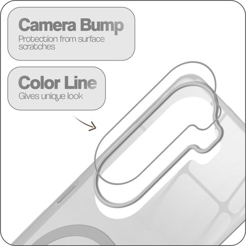 Mr. Case Back Cover for Vivo Y400 Pro 5G (Grey, Magnetic Case, Polycarbonate, Pack of: 1) - Image 6