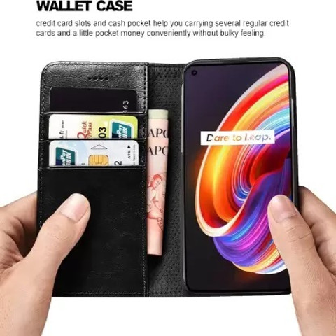 ClickAway Back Cover for OnePlus 8T One Plus 9R Diary Black |Top