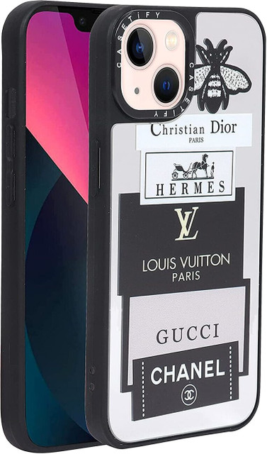VURIOZZ Back Cover for Back Cover for Apple iPhone 13&14 Hermes Louis  Vuitton Casetify