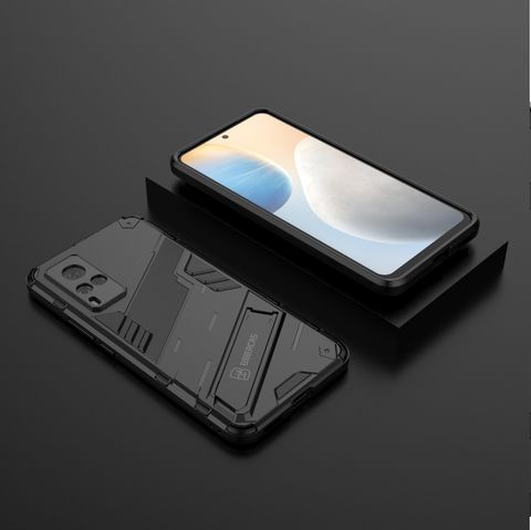 SPL Shock Proof Back Cover for Vivo X60 (Black) - Image 6