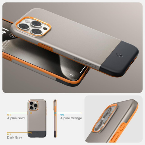 Spigen Style Armor Magfit Back Cover for Apple iPhone 15 Pro Max