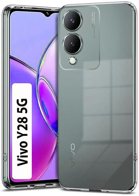 Vlmbr mobilecover Back Cover for Vivo Y28, Vivo Y28 5G, Vivo Y17s,  Shockproof 360° Protection Crystal Clear Back Cover Case