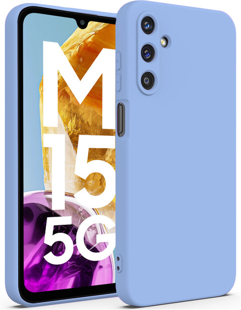 VONZEE Back Cover for Samsung M15 5G Liquid Silicone Full Body