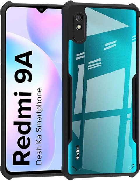 NEW'C Cover per Xiaomi Redmi 9A, Custodia Gel Trasparente Morbida Silicone Sottile TPU [Ultra Leggera e Chiaro