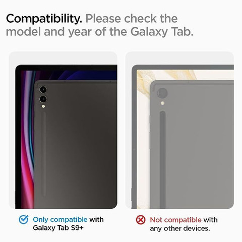 Spigen Back Cover for Tablet Galaxy Tab S9 Plus - Spigen