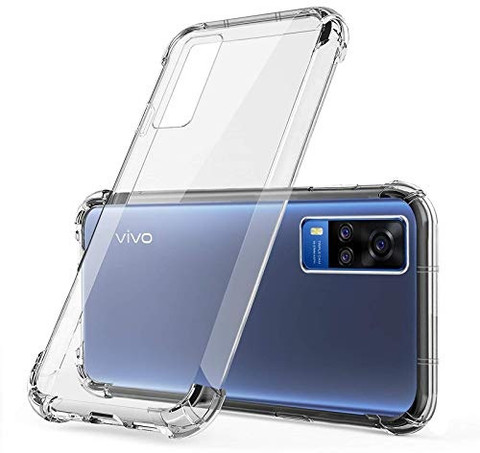 SUCH Back Cover for Back Cover for Y51-Vivo V2030 (Transparent, Flexible,  Silicon, Pack of: 1)