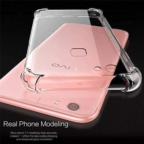 SUCH Back Cover for Back Cover for V7 +-Vivo 1716 (Transparent