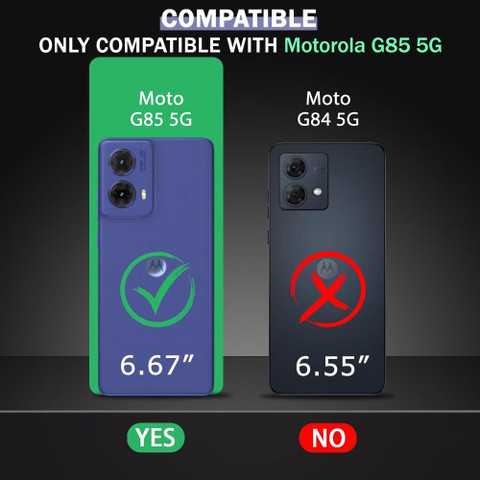 NewSelect Back Cover for Motorola G85 5G, Moto G85 5G