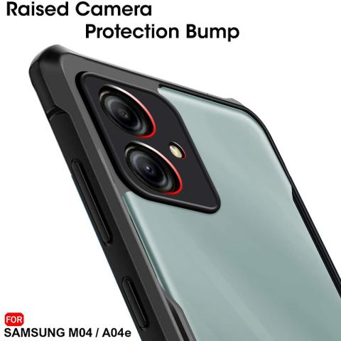 Krish Tech Back Cover for Samsung Galaxy A04E (Black) - Image 5