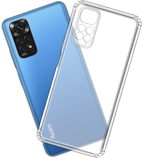 Kepuch Mowen Cover Con Piastra Metallica Per Xiaomi Redmi Note 11 Global 4G / Note 11S / Poco M4 Pro 4G - Blu - 3