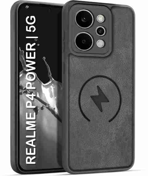 Vshop Back Cover for Realme P4 Power 5G (Grey, Matte) - Image 5