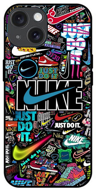 FAZAKA Back Cover for NIKE On Glossy Metal Phone Cover for iPhone