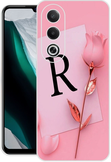 FEBOS Back Cover for OPPO K12x 5G, R, Name, Letter, Alphabet, Pattern, 92