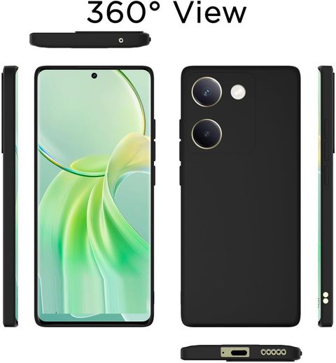 VIZO Back Cover for RealMe P3 Ultra 5G (Black, Dual Protection) - Image 4