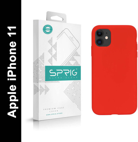 Sprig Liquid Silicone Back Cover for APPLE iPhone 11, Apple iPhone