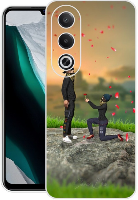 Indus Back Cover for OPPO K12x 5G, Free, Fire, Boy, Girl, Love