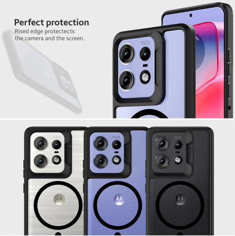 Kapaver Back Cover for Motorola Edge 50 Pro Kapaver