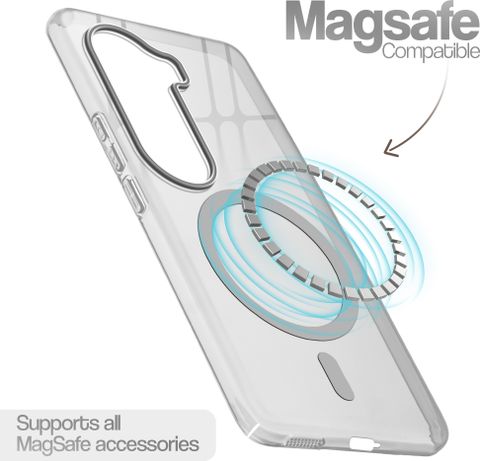 Mr. Case Back Cover for Vivo Y400 Pro 5G (Grey, Magnetic Case, Polycarbonate, Pack of: 1) - Image 5