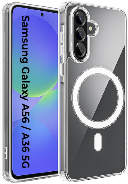 Vetrivel Back Cover for Samsung Galaxy A56, Thin and Slim, Classic,  Magnetic Back Case, Transparent Clear - Vetrivel : Flipkart.com