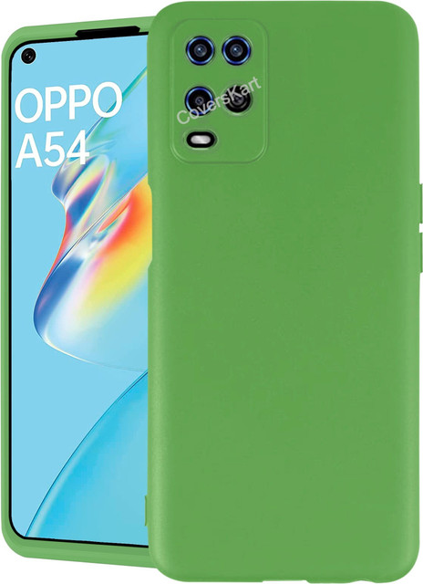 Coverskart Liquid Silicone Back Cover for OPPO A54, Silky-Soft