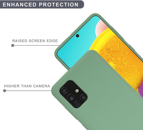 Screen Protectors Silicone Cover For Samsung A71 Screen Protector