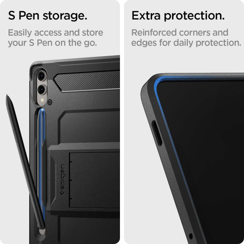 Spigen Back Cover for Samsung Galaxy Tab S9 Plus Tough Armor Pro