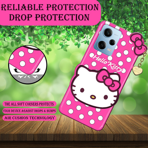 Hello Kitty Rubber Back Cover For Redmi Note Pro Cartoon Cover New