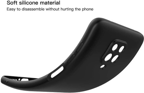 VAPRIF Back Cover for Poco M2 Pro, Matte Rubberized Soft Silicone