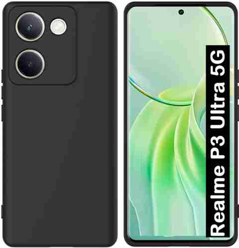 VIZO Back Cover for RealMe P3 Ultra 5G (Black, Dual Protection) - Image 2