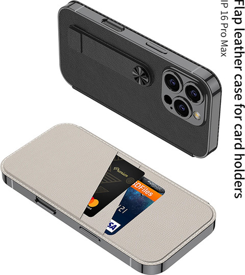 clothemyphone Back Cover for Iphone 16 Pro Max Sheath Card Holder