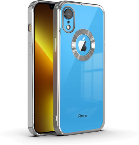 HSRPRO Back Cover for ELECTROPLATING LOGO CUT APPLE IPHONE XR