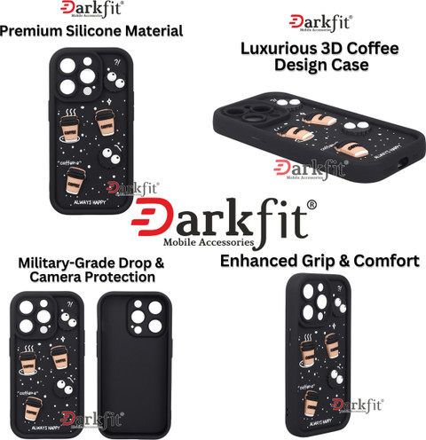 DARKFIT Back Cover for Apple iPhone 12 Pro DARKFIT