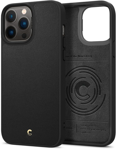 CYRILL iPhone 13 Pro Max用ソフトケース ブラック CYRILL by Spigen Back Cover for Apple iPhone 13 Pro Max - CYRILL