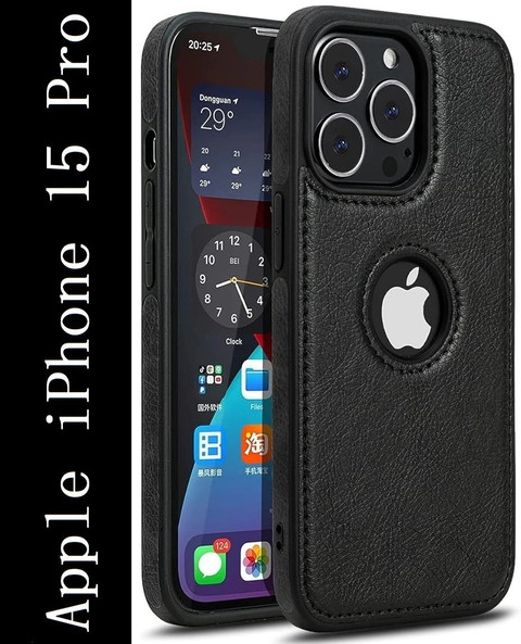Coverskart Luxury Leather Back Cover for Apple iPhone 15 Pro