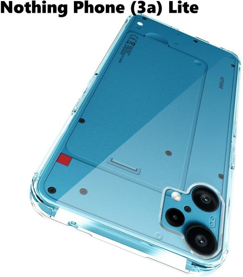 Nothing Phone (3a) ブルー 社外品ケース付き LIKEDESIGN Bumper Case for Nothing Phone 3a Lite, Nothing Phone