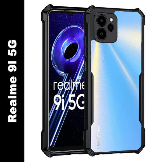 VAPRIF Back Cover for realme 9i 5G, Realme 9i 5G, Transparent Hybrid Hard  PC, TPU Bumper