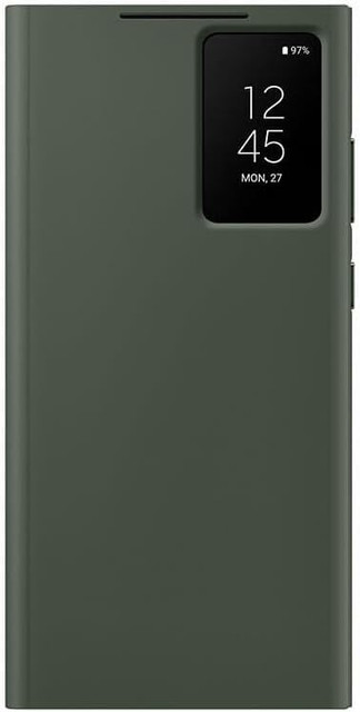 CRUPED Flip Cover for Samsung Galaxy S23 Ultra Smart-View Wallet