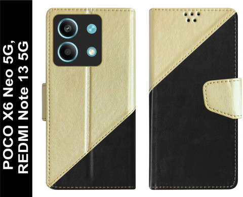 SBMS Flip Cover for REDMI Note 13 5G POCO X6 Neo 5G