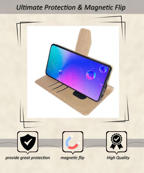 SBMS Flip Cover for Oneplus 7T Pro Back Cover Case with Magnatic Closure