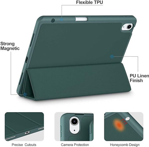 Custodia Flip In Pelle Per IPad 7a Gen, IPad Mini 6 E Altri - Sottile, Con Supporto E Calamita (Gorilla Tech) - Foto 2