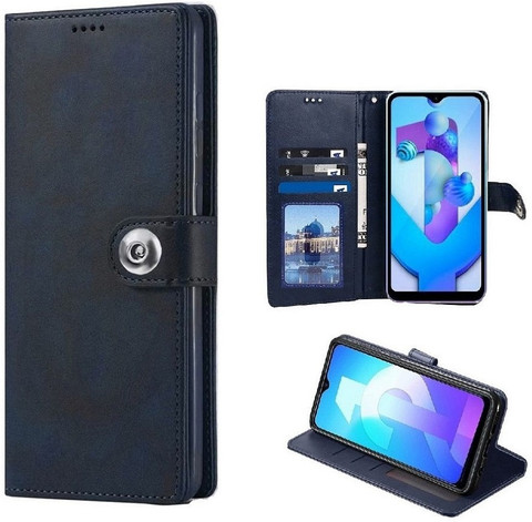BINTAGE Flip Cover for itel A80 Vegan Leather Finish Magnetic  Kickstand Wallet Case
