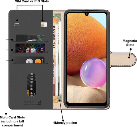 AIBEX Flip Cover for Vivo Y28 5G / Vivo Y17s 4G| Premium