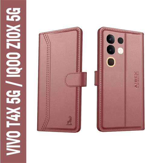 AIBEX Flip Cover for Vivo Y31 Pro 5G Vivo T4X 5G IQOO Z10X 5G |Premium  Leather Finish Magnetic Closure