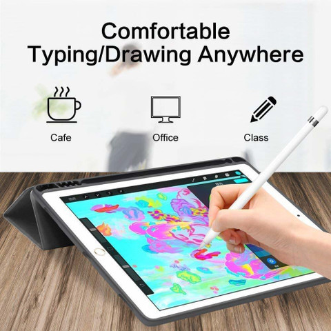 iPadアクセサリー iPad 10.2(gen9)+Apple Pencil+smart cover YAOJIN Flip Cover for Apple iPad 10.2